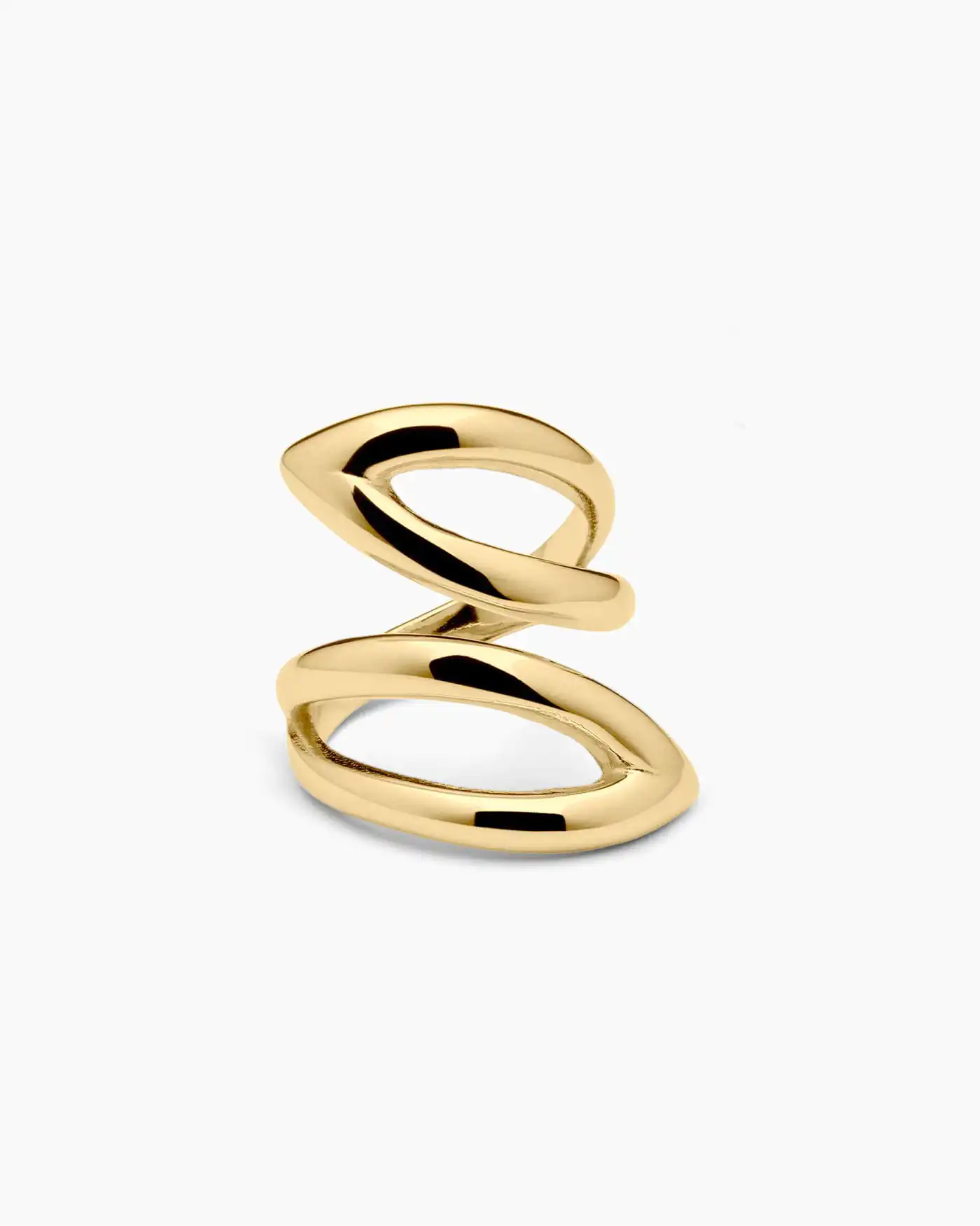 Bague lignes minimalistes – Doré