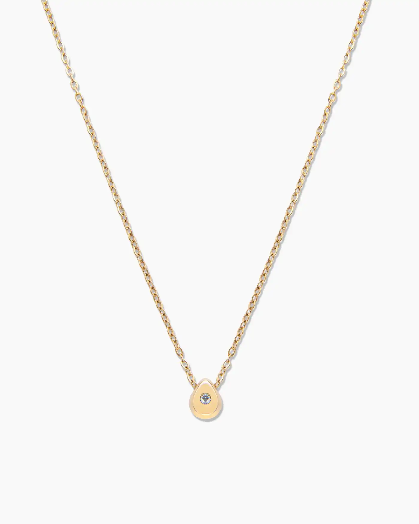 Collier pendentif géométrique – Doré