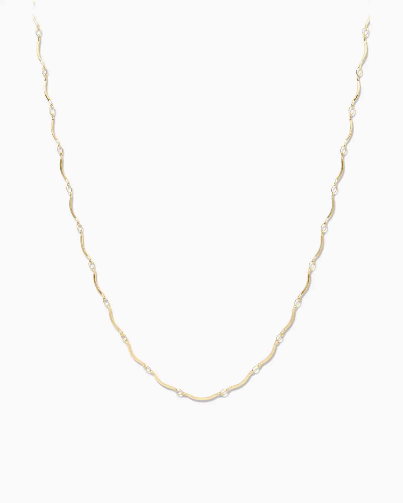 Halskette in Wellenform – Gold