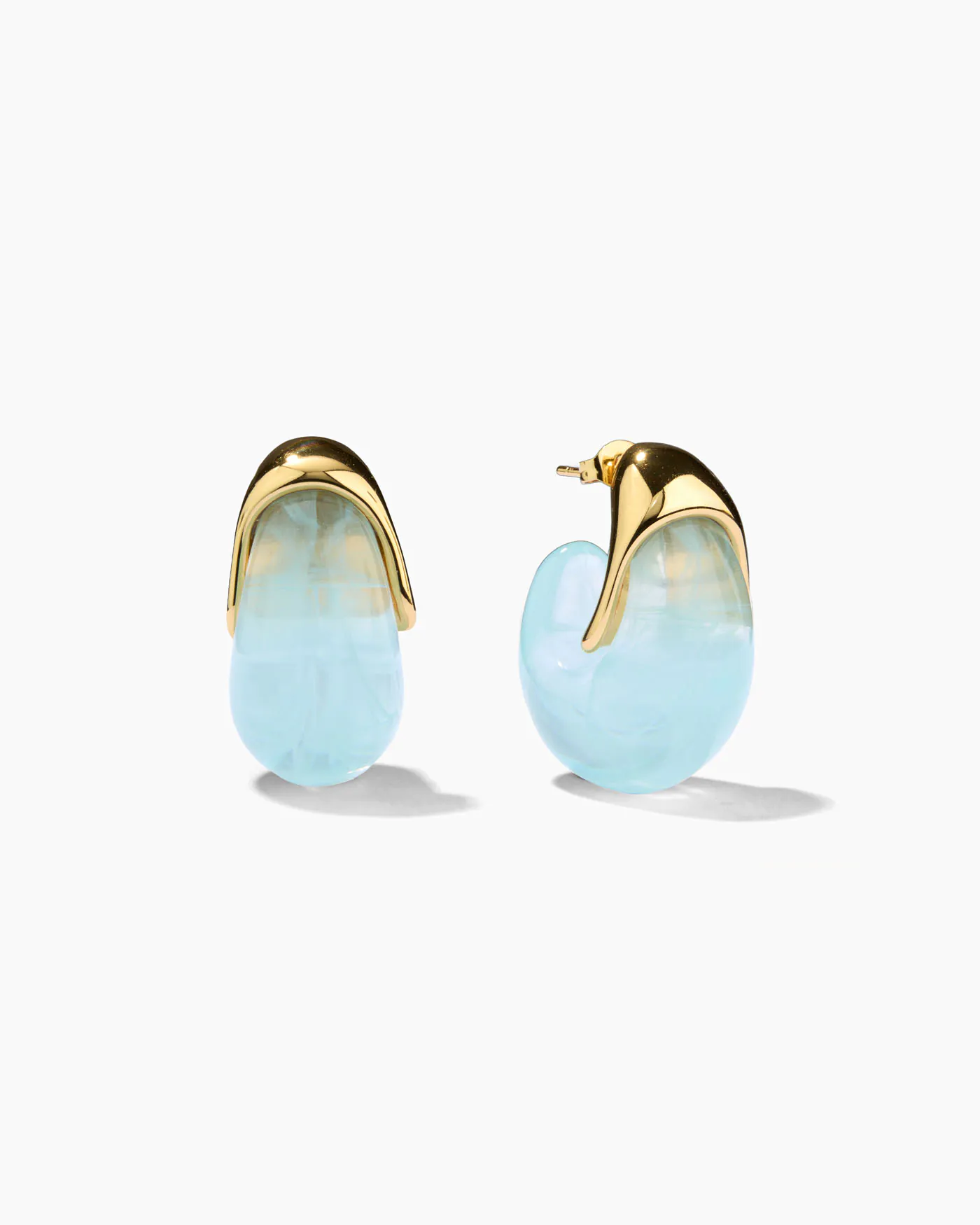 Créoles dôme bleues