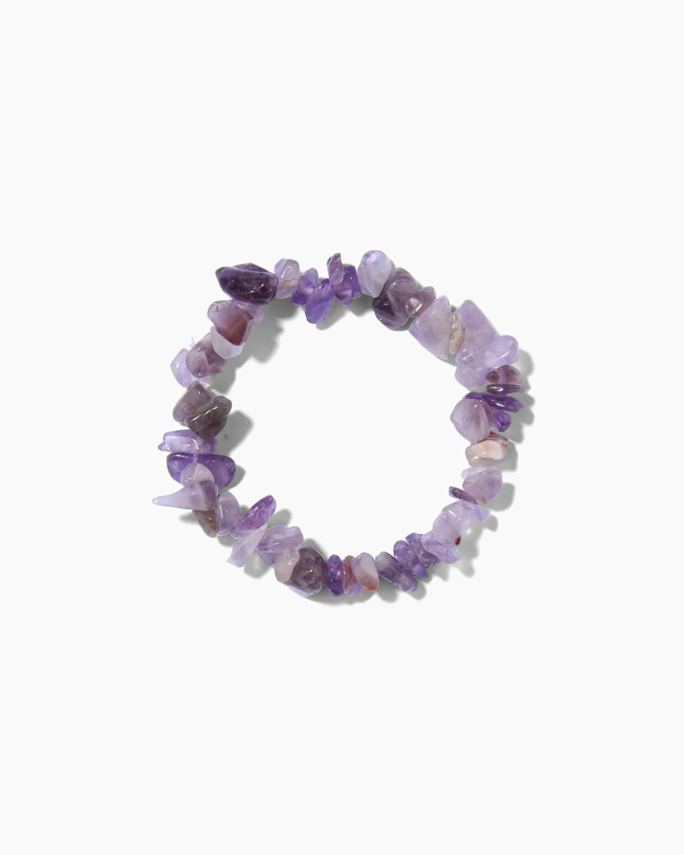 Bracelet éclats d’améthyste