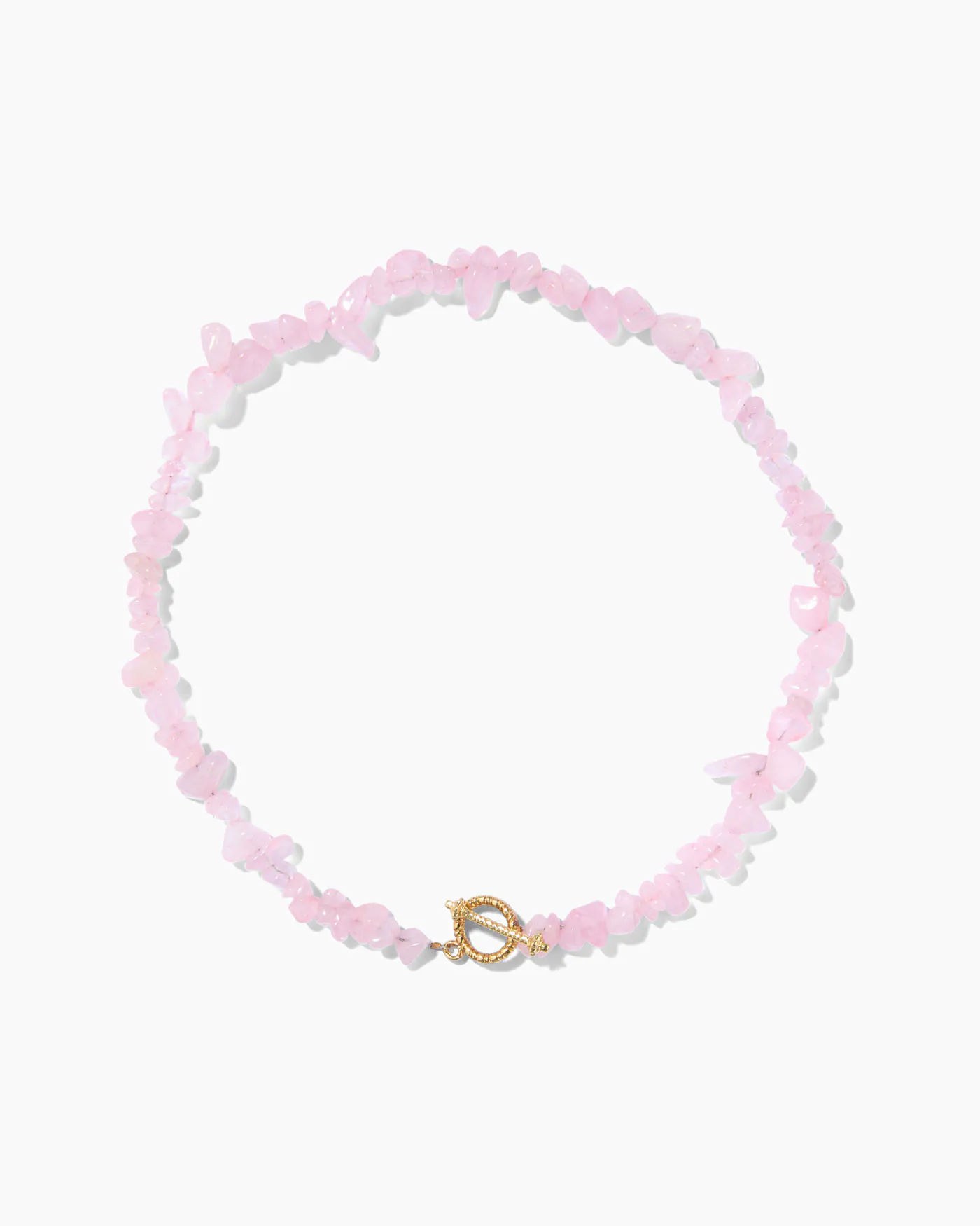Halskette mit rosa Steinsplittern
